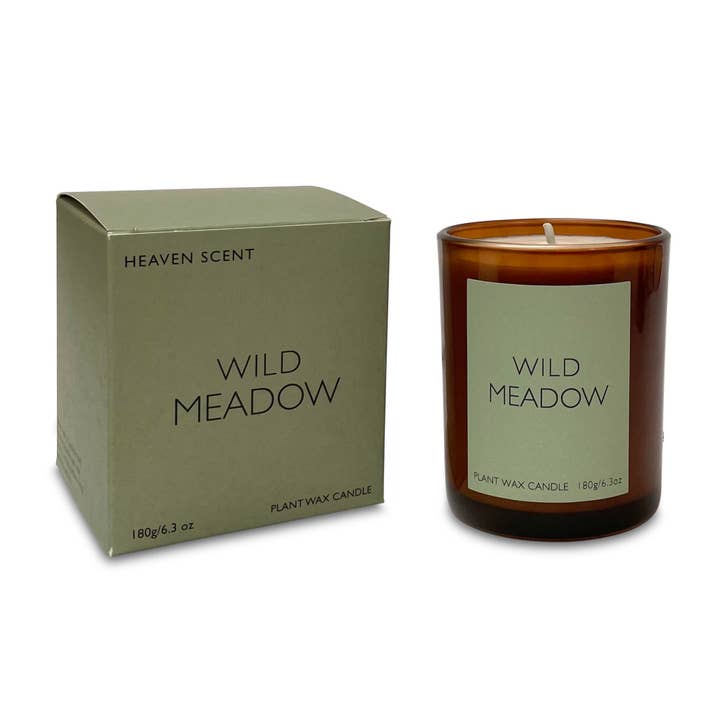 Heaven Scent Incense Ltd - Wholesale Jar/Filled Candle - Heritage Range - 20cl Scented Amber Aromapot Candle5