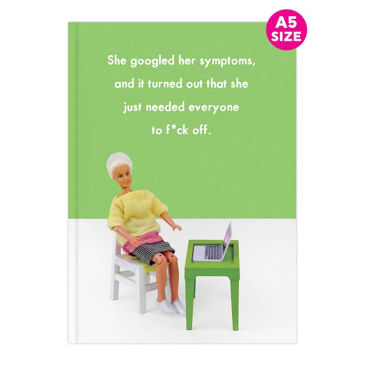 Brainbox Candy - Wholesale Notebook - Funny A5 Notebook (96 Pages) Googled Symptoms1