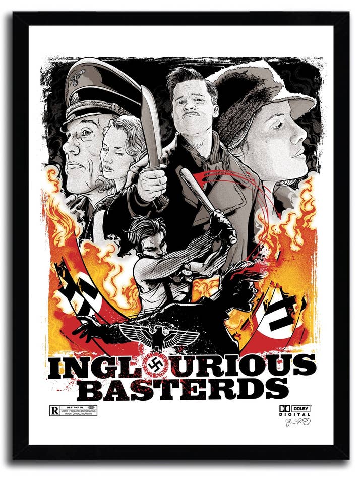 Poster Inglorious bastard di JOSHUA BUDICH per la vendita all'ingrosso da parte di K.Olin Tribu
