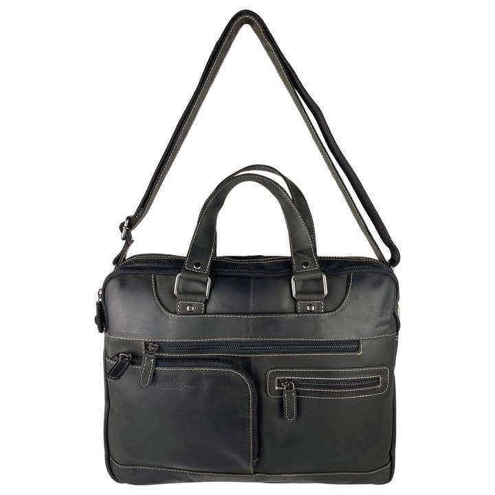 Arrigo – Großhandel Laptoptasche – Unisex – Arrigo Buffalo-Leder Aktentasche für Laptop 15,6 Zoll – 3 Farben20