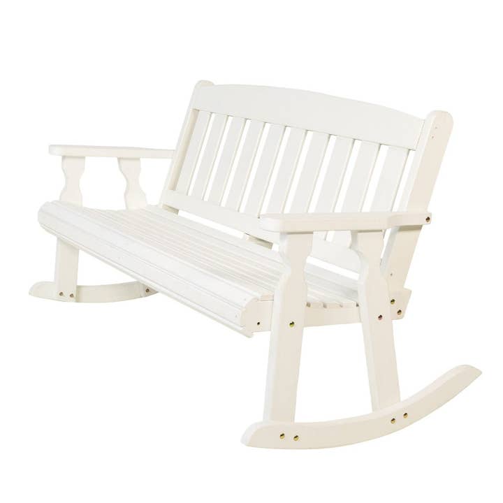 The Porch Swing Company - Wholesale Bench - Amish Casual Heavy Duty 800 Lb Mission Treated Double Rocker7