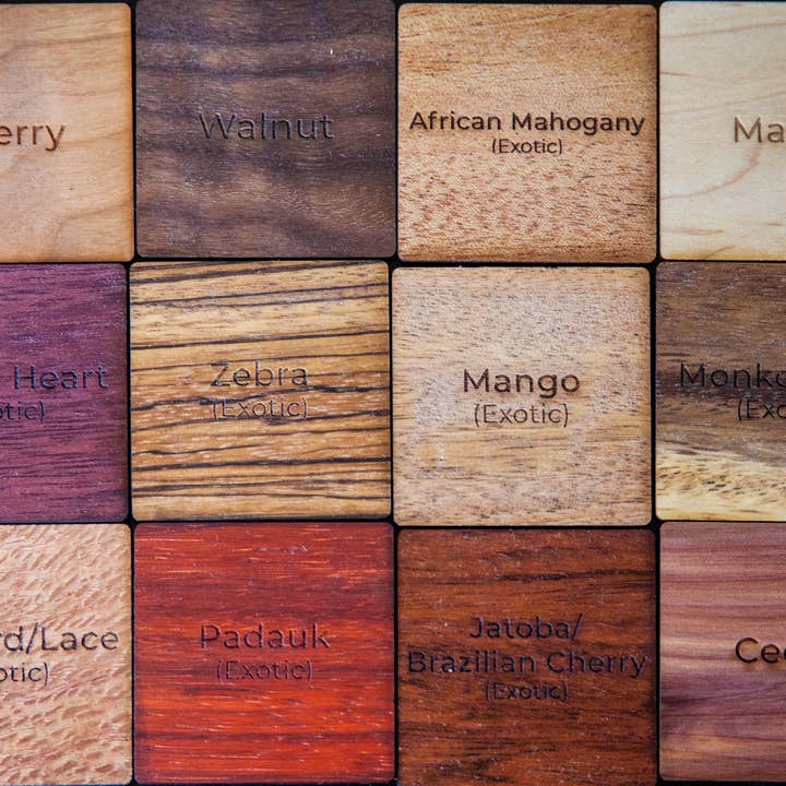 Wood Leon – Clipe de gravata - Homem por atacado – Grampo de gravata de madeira - diagonalmente3