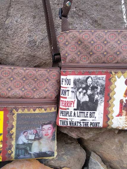 Sarcastic Pulp Fiction Travel/Casino Bag for wholesale by Old Bagzz