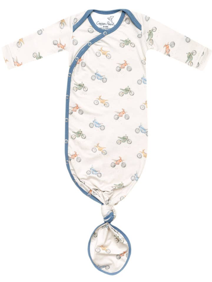 Newborn Knotted Gown - Ryder and other Purchase Wholesale birthing gown. Free Returns & Net 60 Terms on Faire trending on Faire.