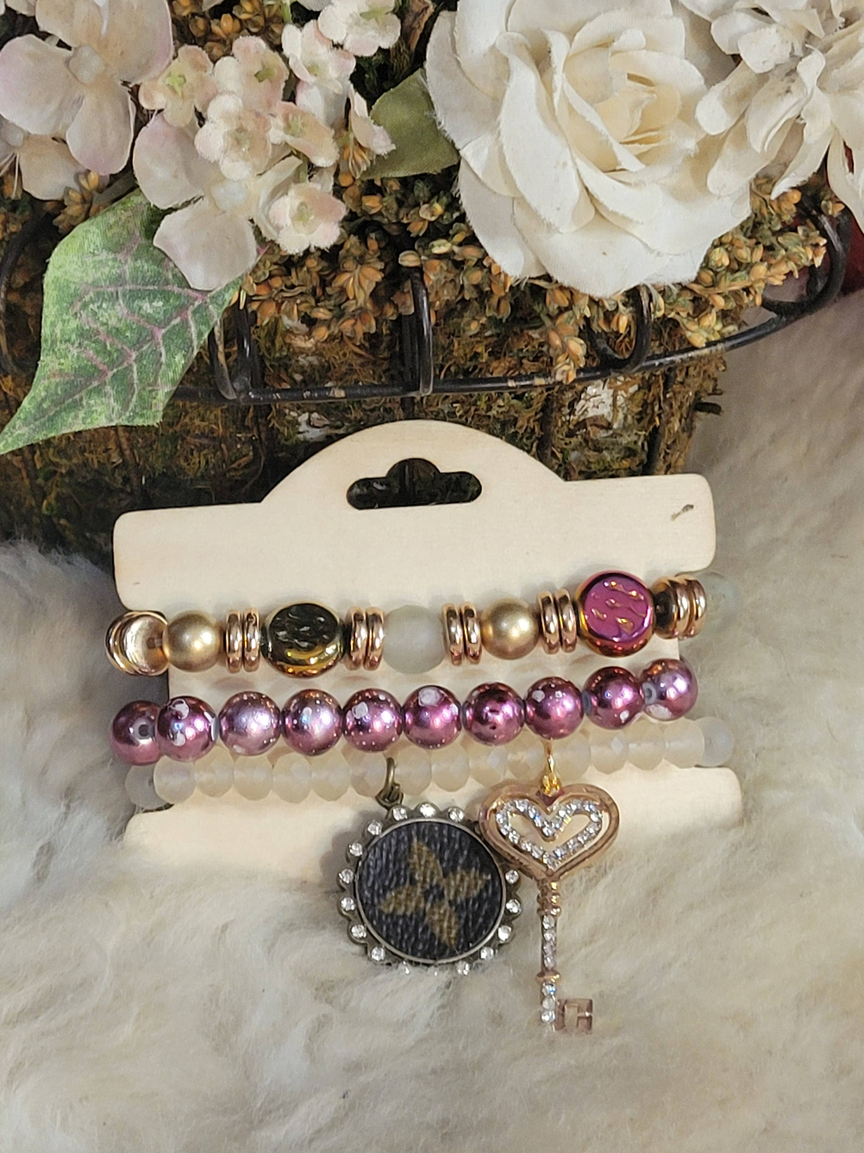 Upcycled Always & Forever accessories - Wholesale Jewelry Set - Upcycled small stacks - last ones available 12