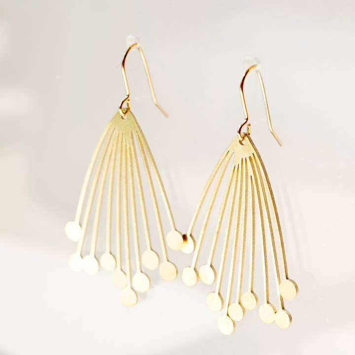 Copper Bee - Wholesale Dangle Earrings - Botanical Collection | Seed Earrings1