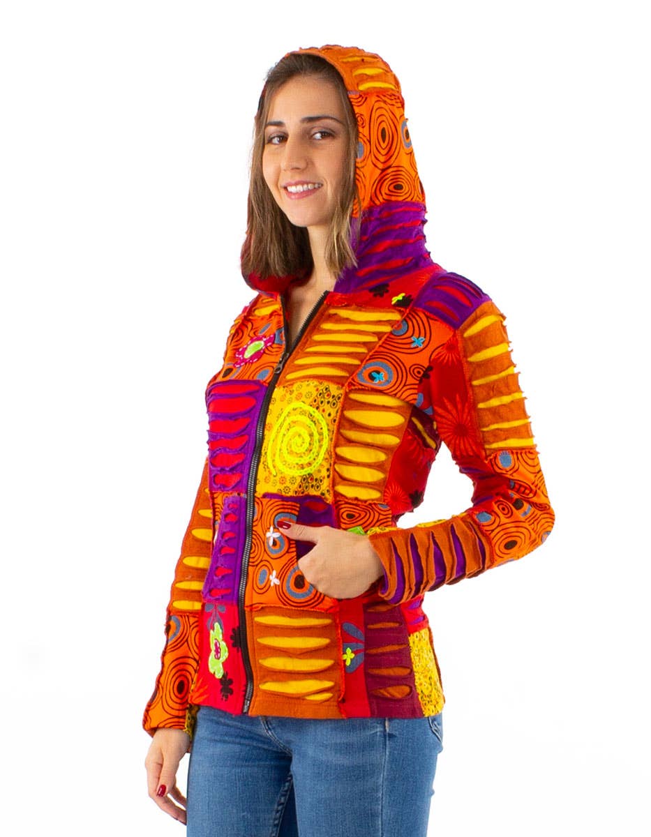 Patchwork Women's jacket-VE16893 for wholesale on Faire1