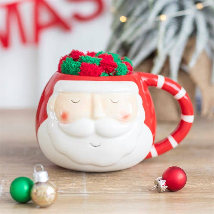 Something Different Wholesale - Vente Tasse à café - Ensemble tasse et chaussettes de Noël