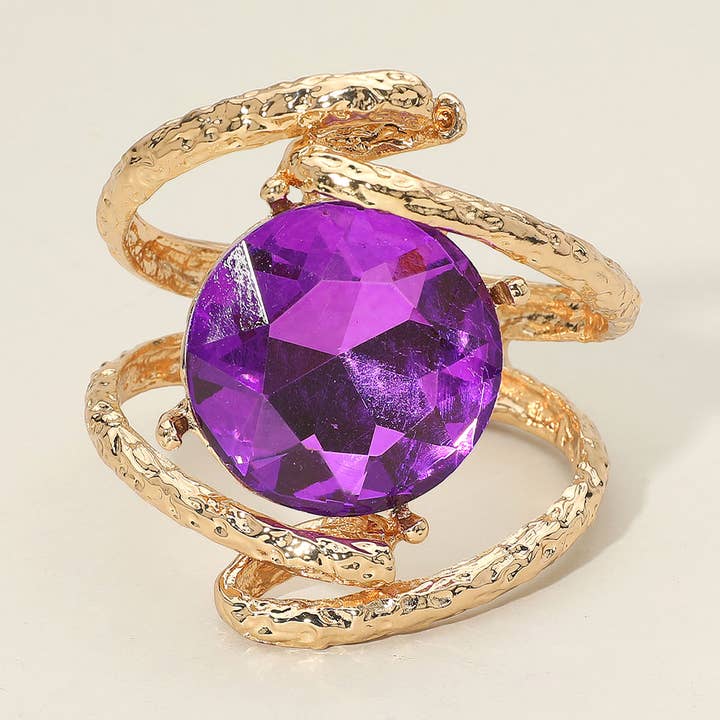 Sensibling Corp. – Großhandel Manschettenarmband – Rundes Armband mit Scharnieren aus Glaskristall9