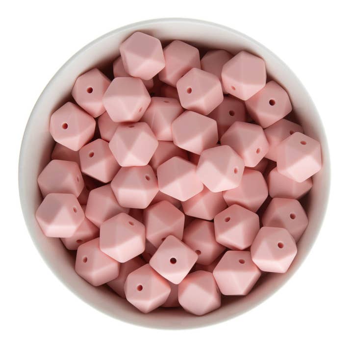 Cara & Co Silicone Craft Supply - Wholesale Beads - 14mm Hexagon Silicone Beads40