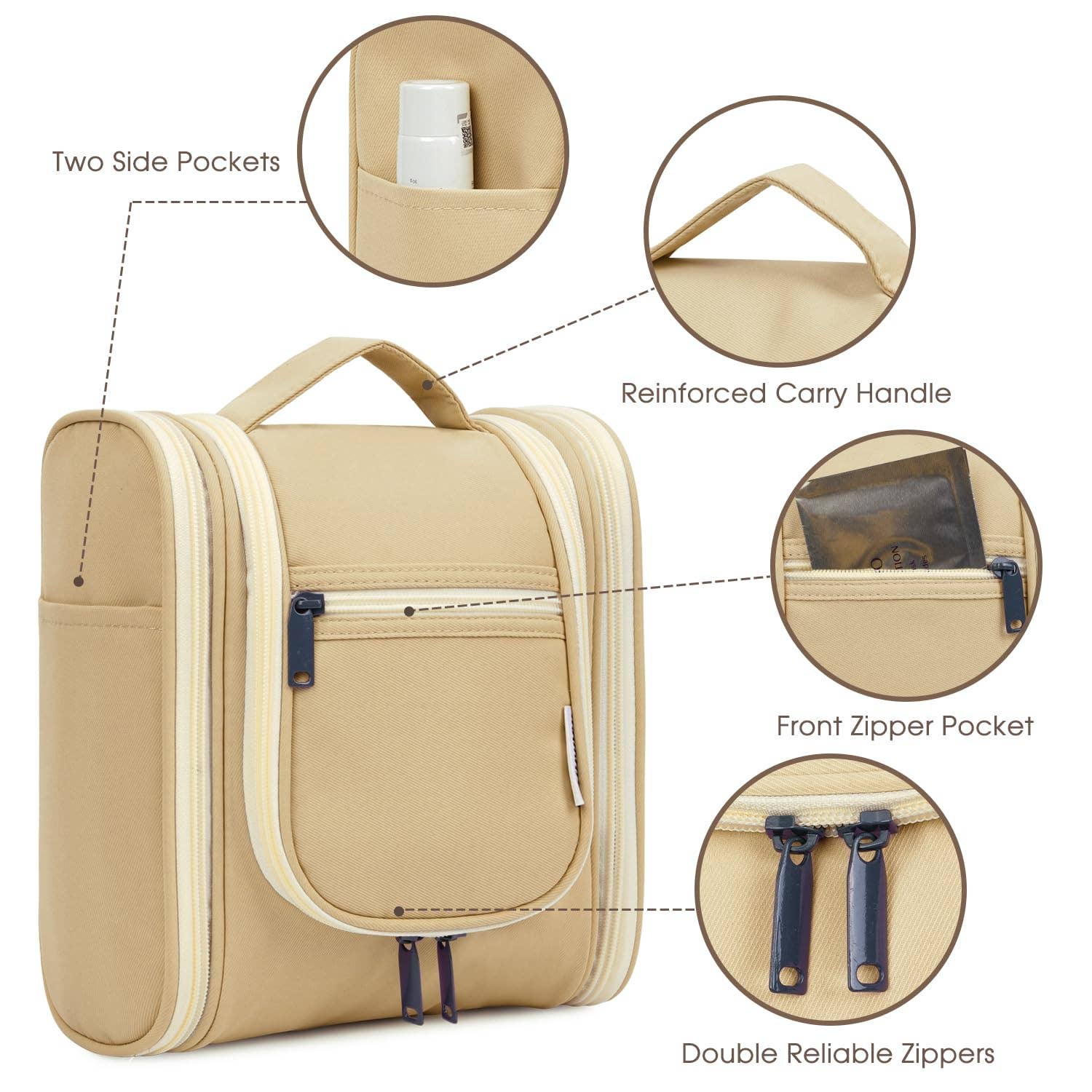 NARWEY INC - Wholesale Toiletry Bag - Women's - Large Hanging Toiletry Bag With Hook Cosmetics Organizer158