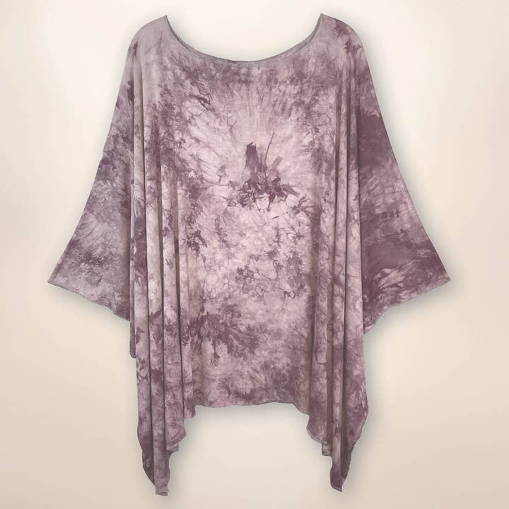 Naomi - Low Sides Tunic -Purple Rain for wholesale by ReLoved by Honey and Me featuring Simply Saguaro