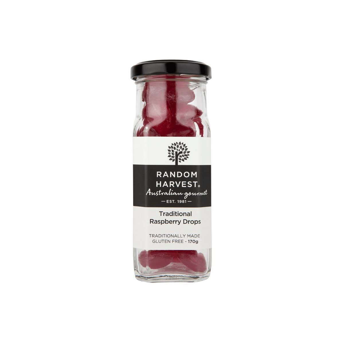 Random Harvest - Wholesale Hard Candy - Traditional Raspberry Drops 170g