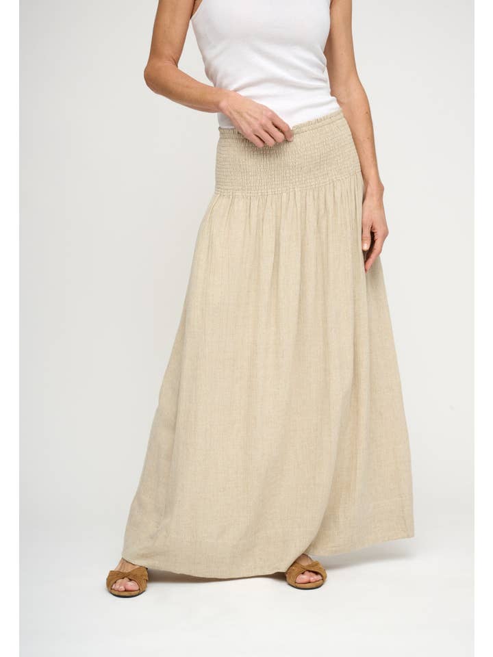 malou skirt linen for wholesale on Faire