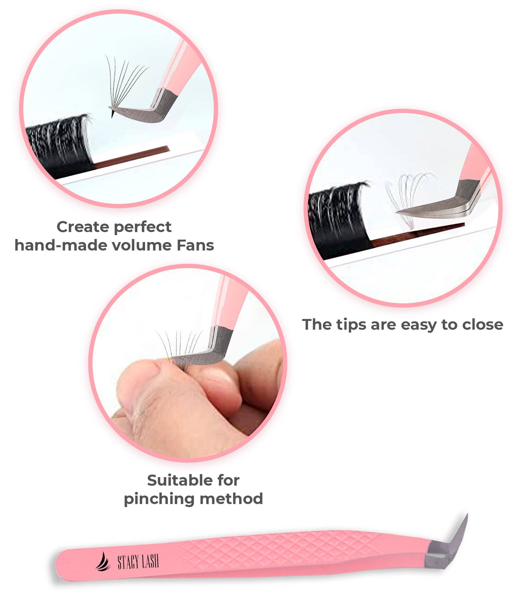 Stacy Lash – wholesale Fake lash applicator – Stacy Lash Volume Eyelash Extension Tweezers6