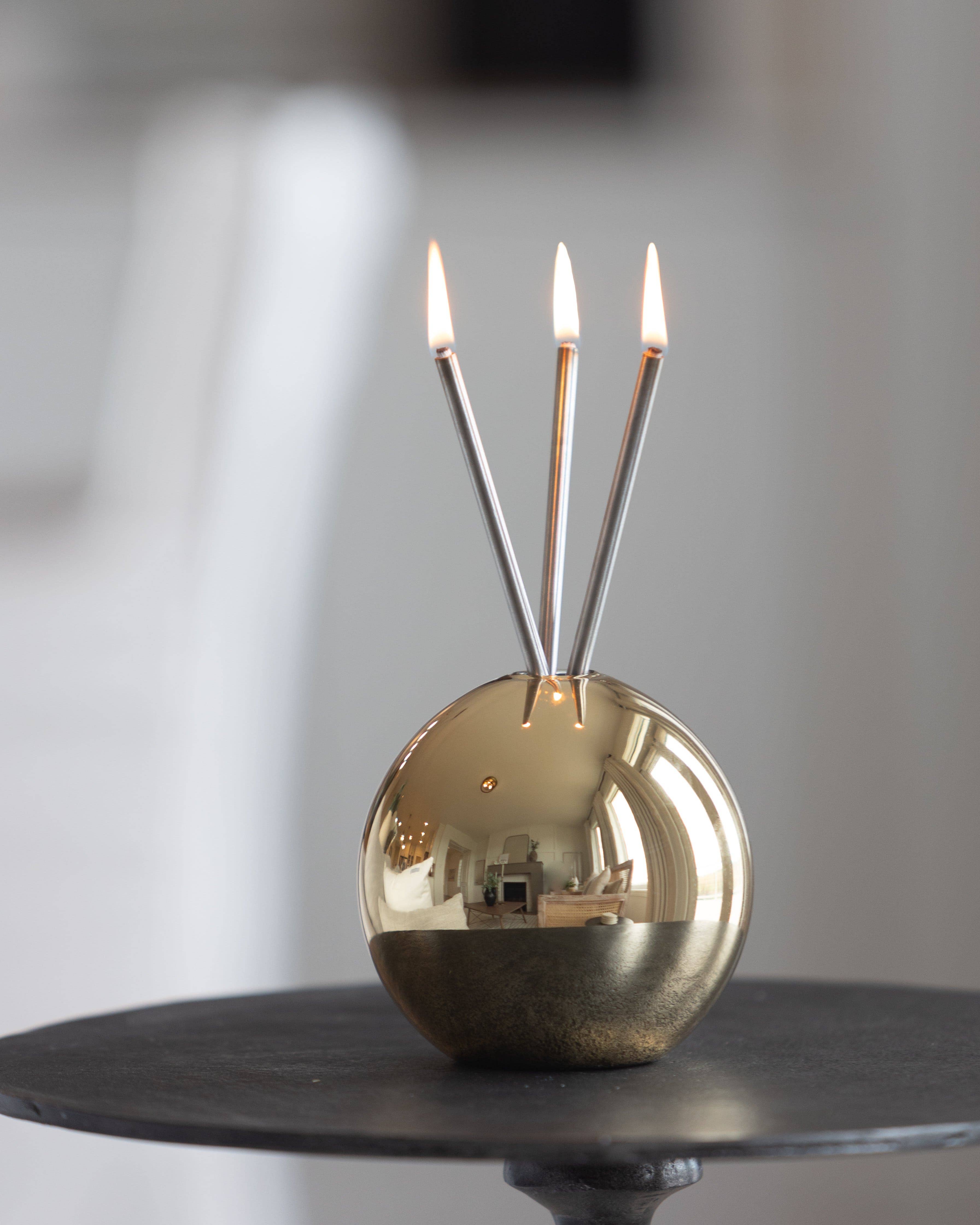 Everlasting Candle - Wholesale Vase - Neva Vase, Gold Metallic [Case of 6]17