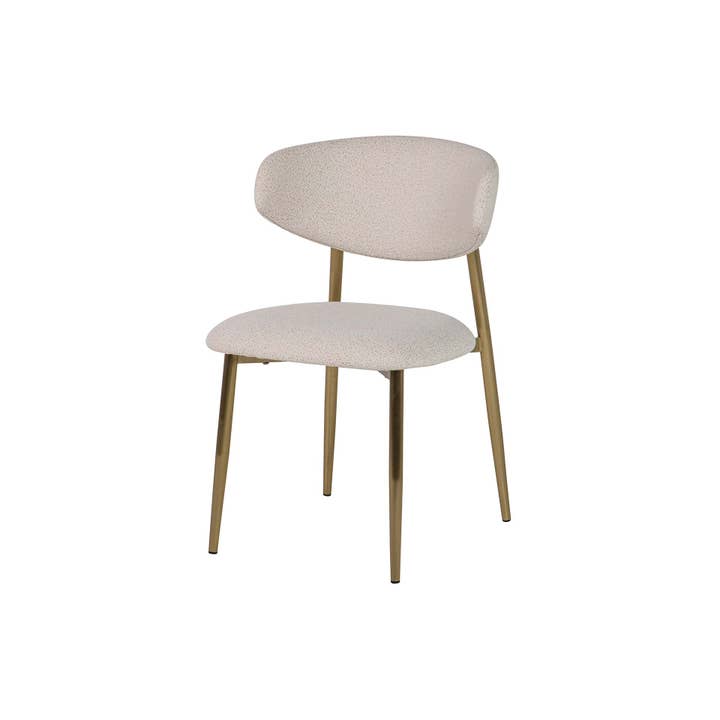 Stol Chenille Rostfritt Stål Lecce 54x57x81 cm för wholesale av Ethan Chloe - GARPE GROUP - GARCIA PÉREZ Y CÍA S.L.