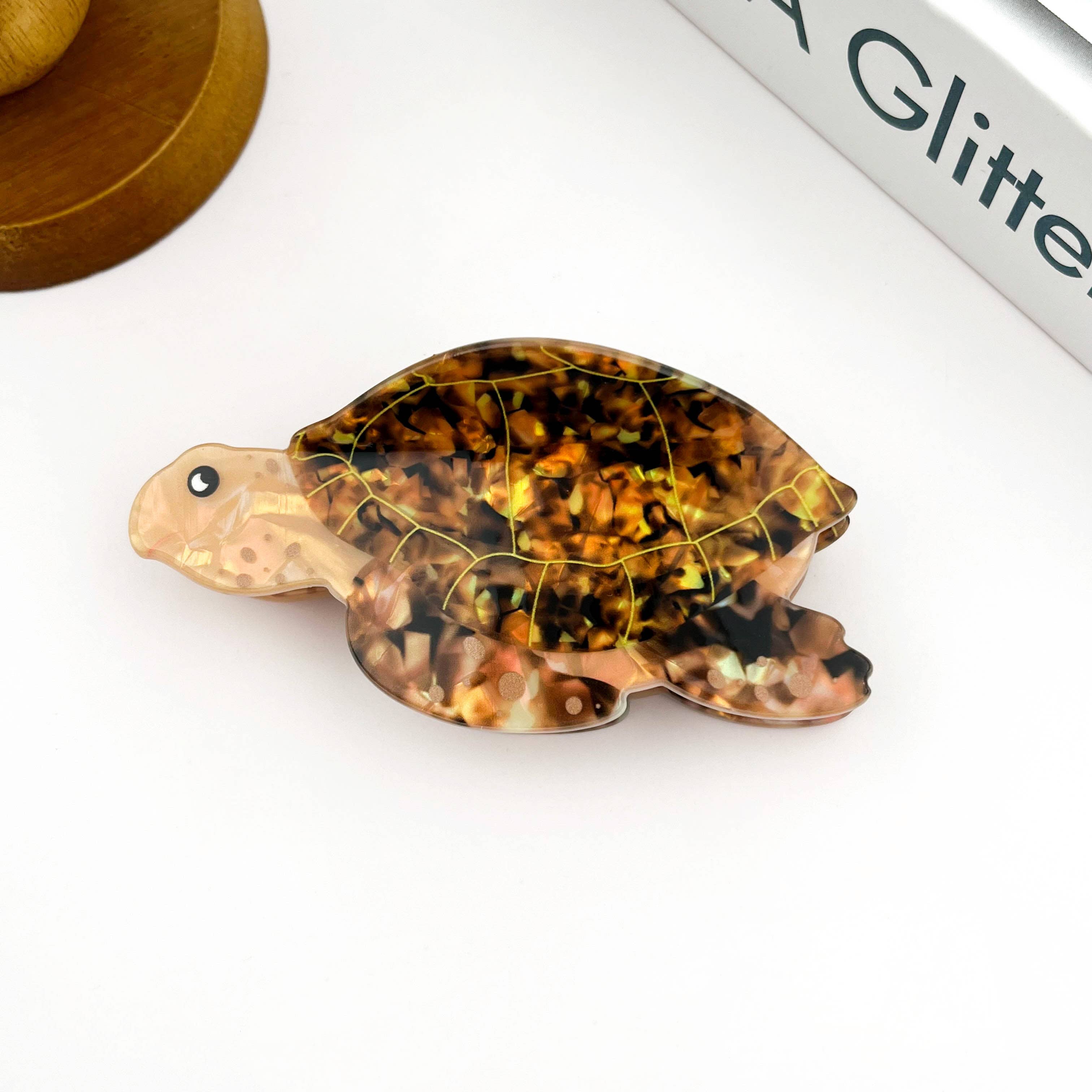 SoapElenGlen - Vendita all'ingrosso Fermaglio per capelli - Donna - Fermaglio per Capelli a Forma di Tartaruga Marina, Accessorio per Capelli Ispirato all'Oceano3