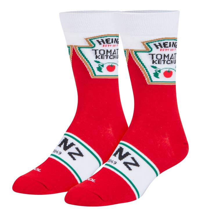 Cool Socks - Wholesale Socks - Unisex - Heinz Ketchup Socks