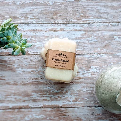 Condicionador Sólido Cremoso de Coco e Baunilha por atacado de East Tennessee Soap Works