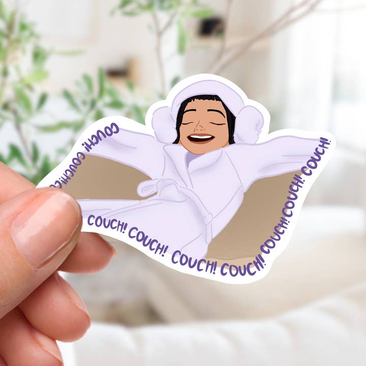 Couch! Couch! Sticker for wholesale by Couch McDoodles