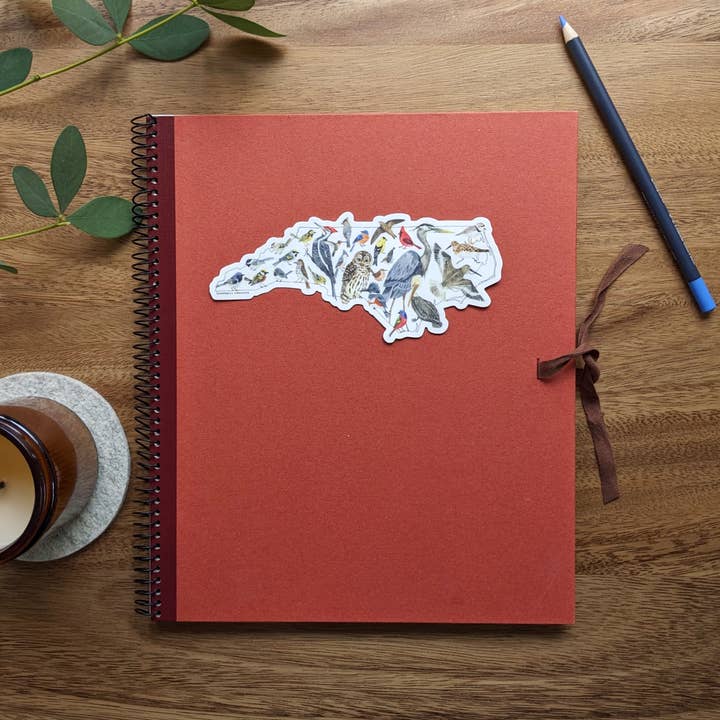 Papermill Creative - Wholesale Sticker - North Carolina Birds vinyl sticker