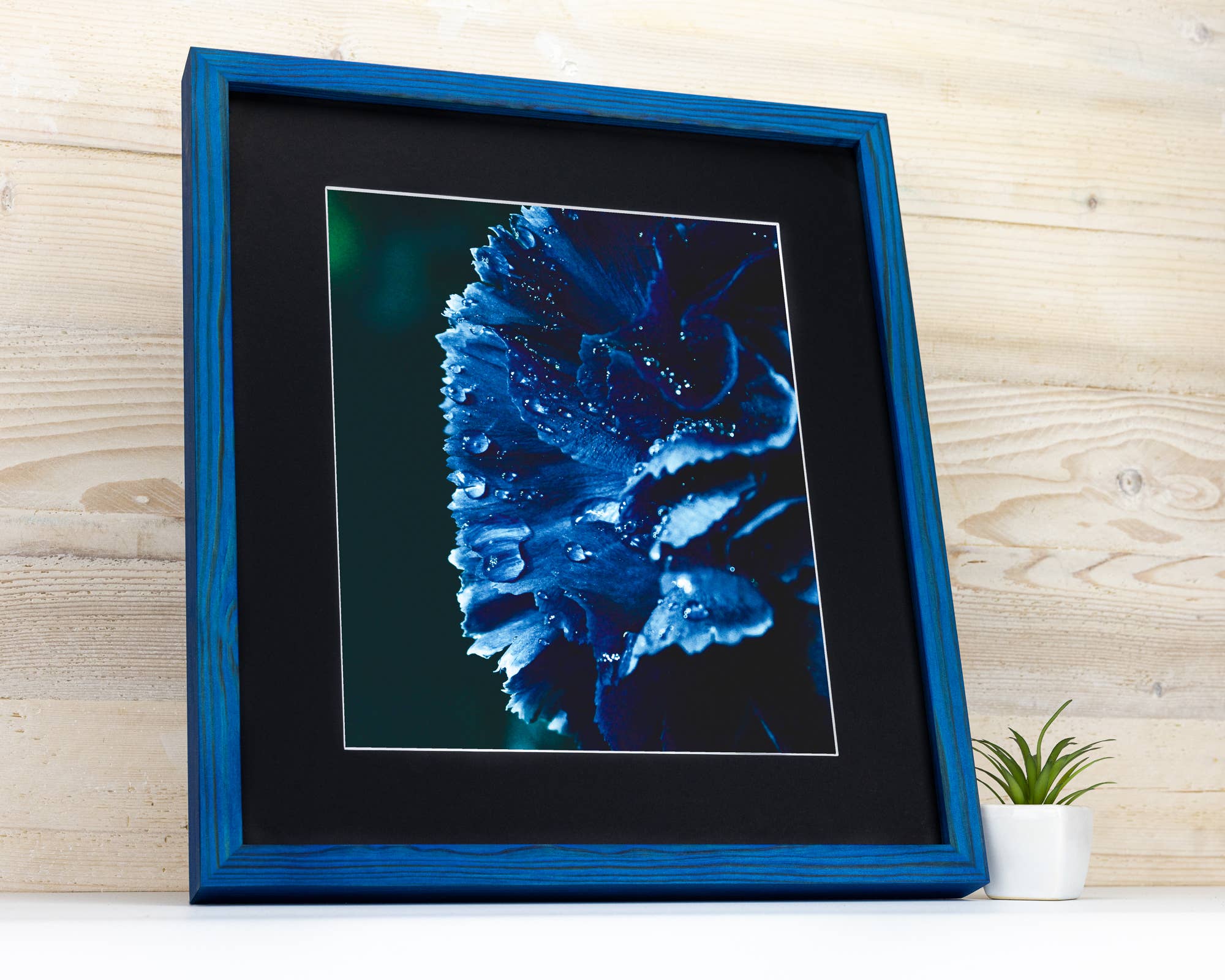 SIA EventFrame – wholesale Bildram – Tunn kant furu lövträ bildram, handgjord mattad ram1