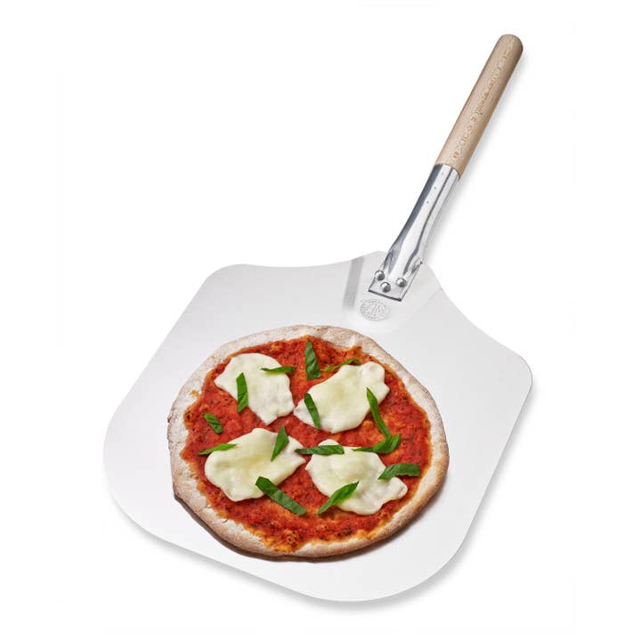 Kitchen Supply Wholesale - Wholesale Pizza Wheel - Kitchen Supply 14-Inch x 16-Inch Aluminum Pizza Peel with Wood Handle1