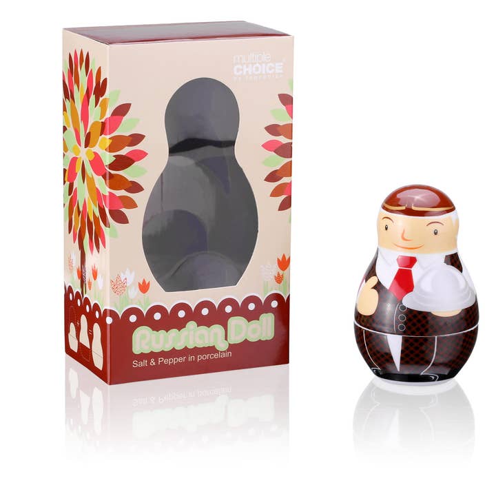 Ensemble de salière et poivrière en porcelaine Serveur pour la vente par Silly Design