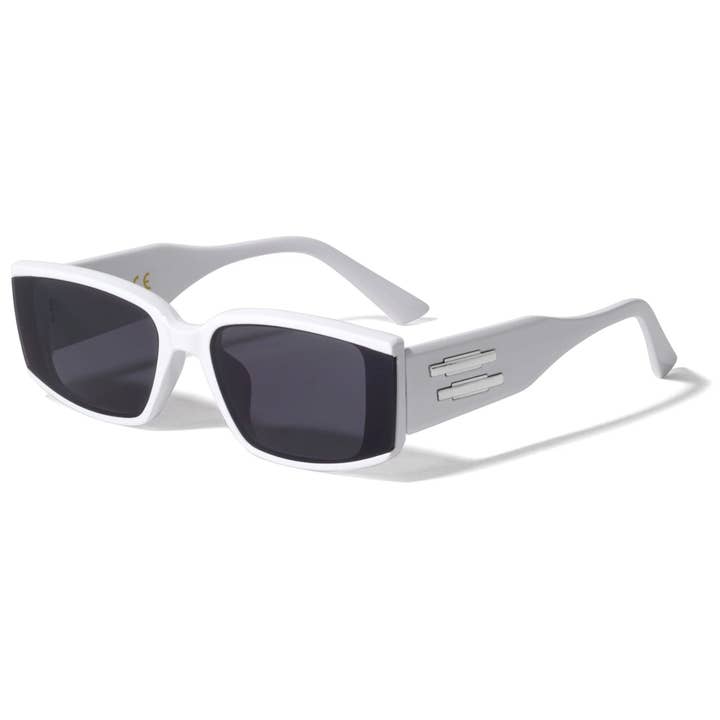 Rechteckige dicke Tempel-Sonnenbrille p6680 für den Großhandel von Sunrayzz Imports