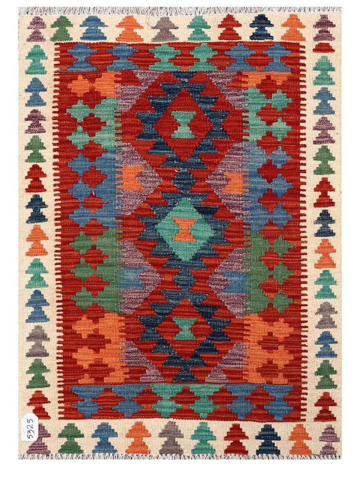 Tappeto Kilim Maimana Afghanistan - 116 x 83 cm per la vendita all'ingrosso da parte di Imaco Rugs