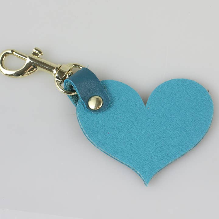 Zina Kao Exclusives - Wholesale Keychain – Women's - Two Tone Soft Leather Keychain: 2 shapes!24