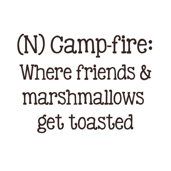 Stickerlishious - Wholesale Sticker - CAMPFIRE DECAL