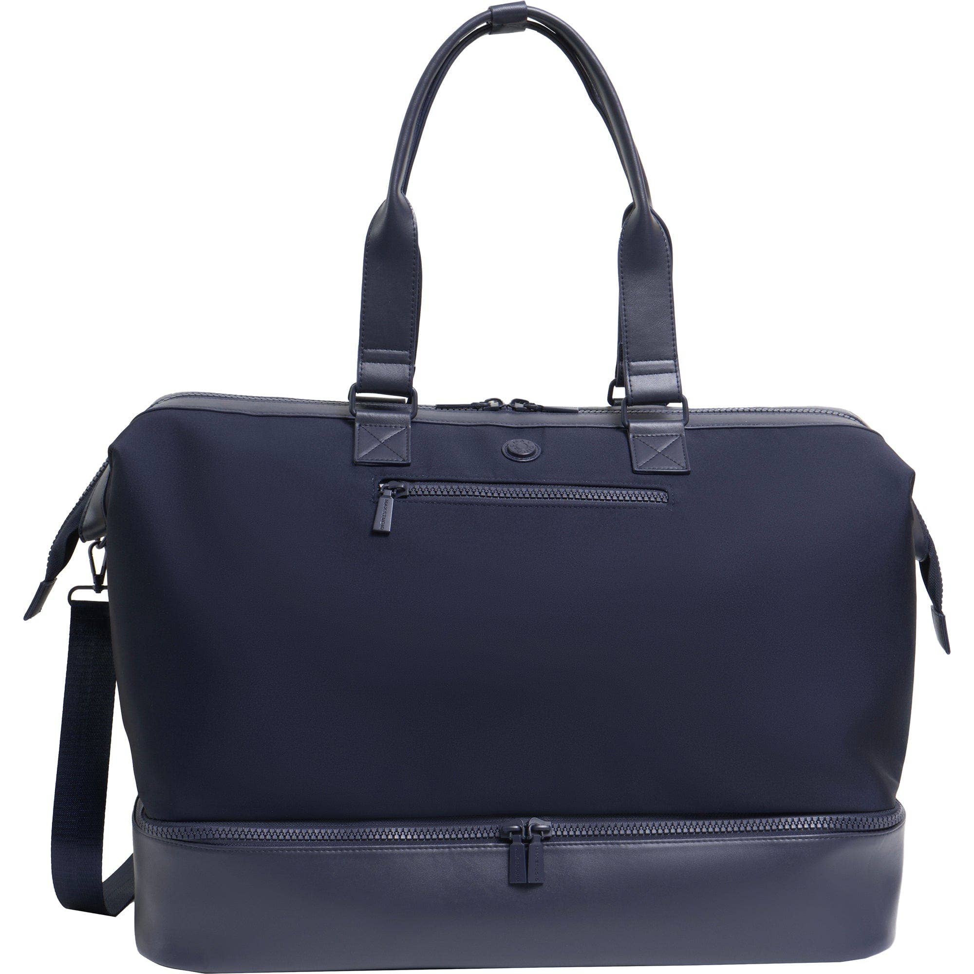 Magid - Wholesale Weekender Bag - Women's - Max Studio Sport Nylon & Faux Leather Drop Bottom Duffel Bag85