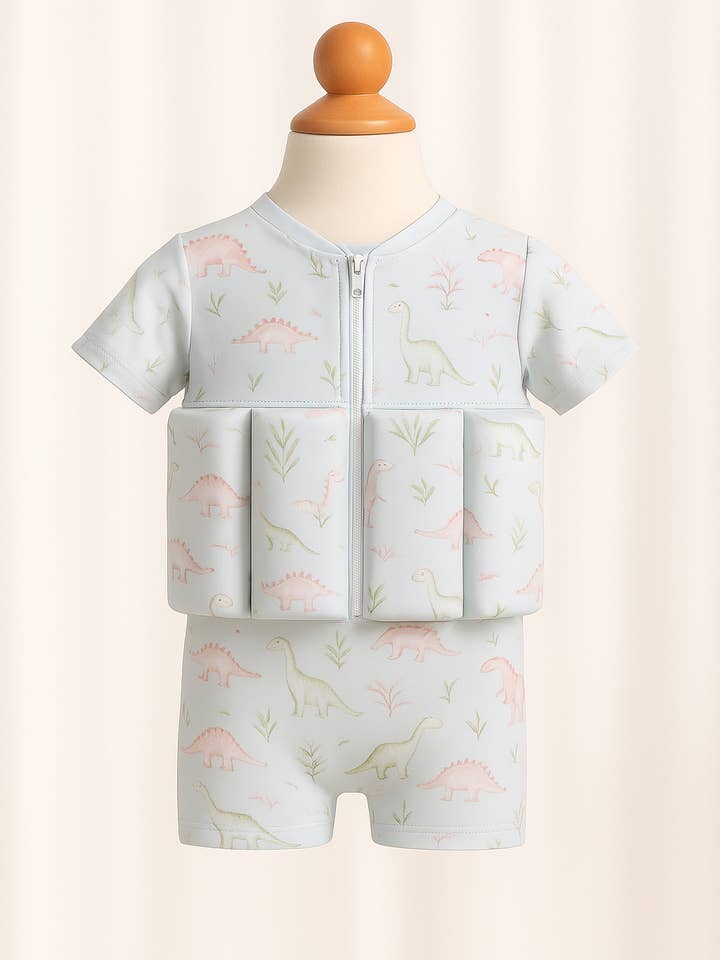Little Soleil Floatsuit - Fossile for wholesale by Little Soleil