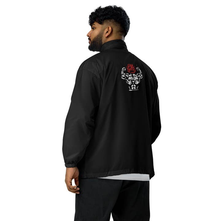 YUJIN CLOTHING – wholesale Windbreaker – Unisex – Yujiro Hanma Demon Back Windbreaker Jacket