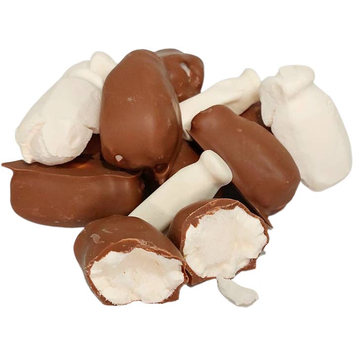Poppy's Chocolate - Wholesale Chocolate-covered sweets - Frochies Milk Bottles chocolate coated freeze dried lollies3
