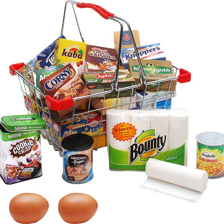 small foot - Wholesale Toy Set - Kids - Shopping Basket Metal