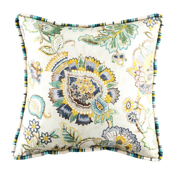 Riverpark Square Pillow - Main Print for wholesale by Thomasville at Home
