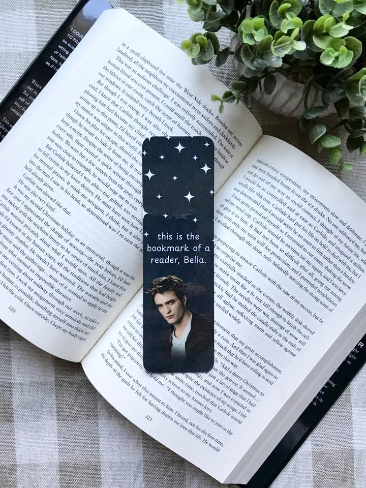 « Ceci est le marque-page d'un lecteur » Marque-page pour la vente par Little Town Studio