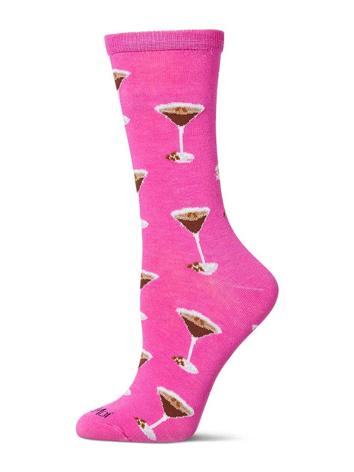 Fuchsia Espresso Martini Bamboo Crew for wholesale on Faire