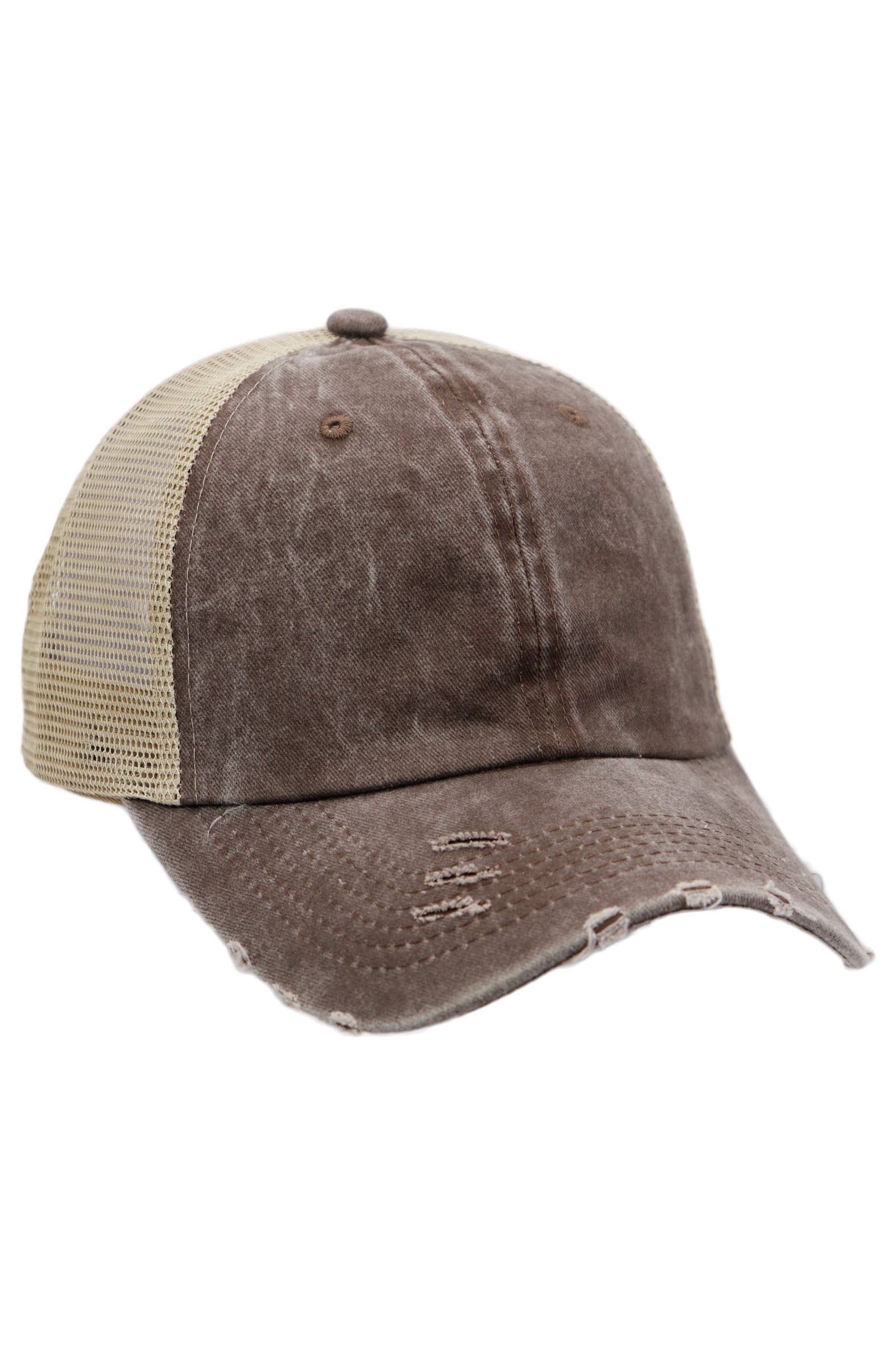 Cap Zone - Vente Casquette de camionneur – unisexe - Casquette de camionneur non structurée teinte en vêtement délavé bicolore10