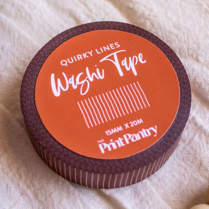 Quirky Lines Washi Tape for wholesale by The Print Pantry