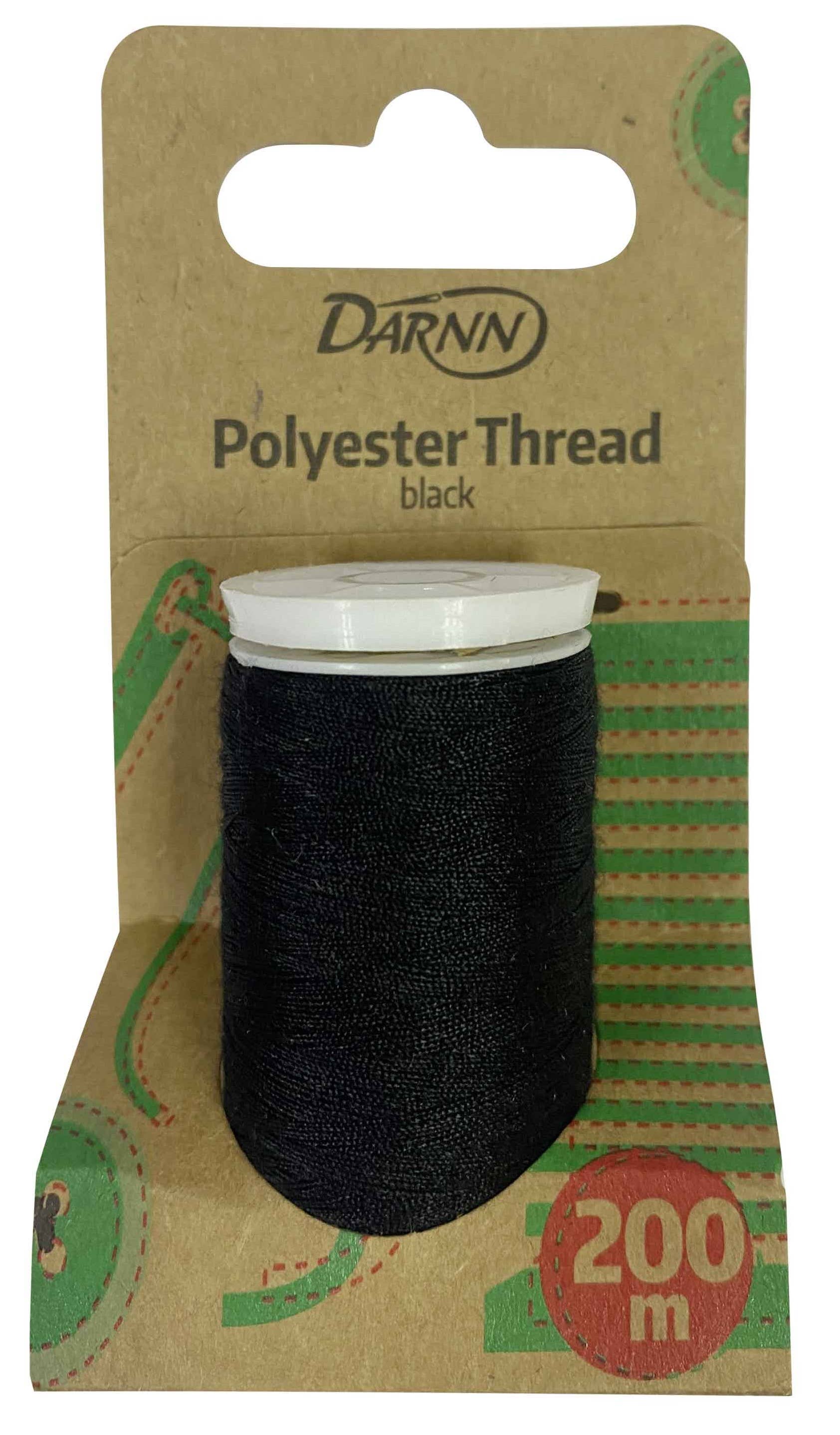 Max-Link Solutions Ltd - Wholesale Thread - Darnn Polyester Sewing Thread Black, Thread in Black1