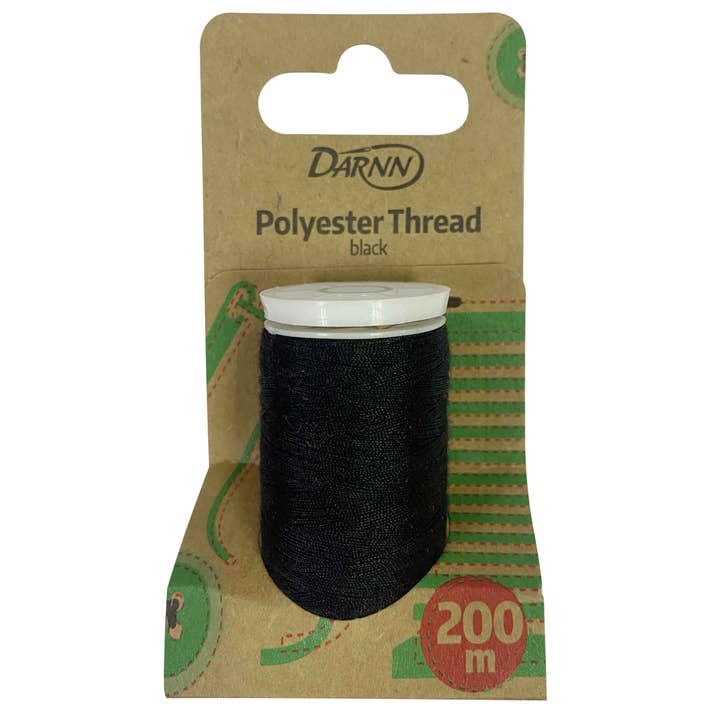 Max-Link Solutions Ltd - Wholesale Thread - Darnn Polyester Sewing Thread Black, Thread in Black1