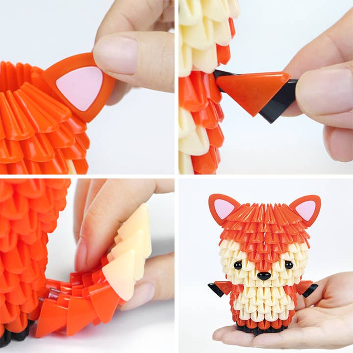 Tricofun - Wholesale Building Set - Kids - TRICOFUN™ Animals Finnegan the FOX building kit -11043