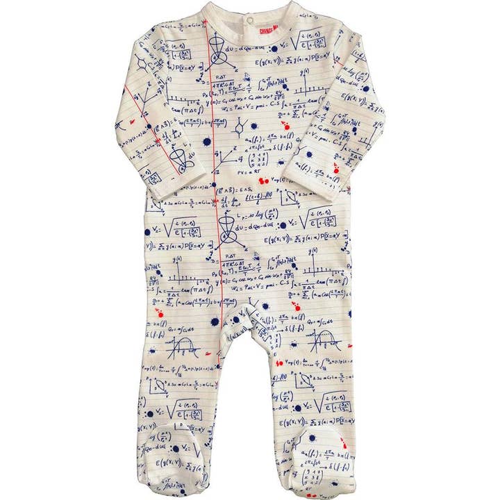 Changemacouche unisex baby-dragt med matematiske formler, 1 stk. for engroshandel hos Changemacouche