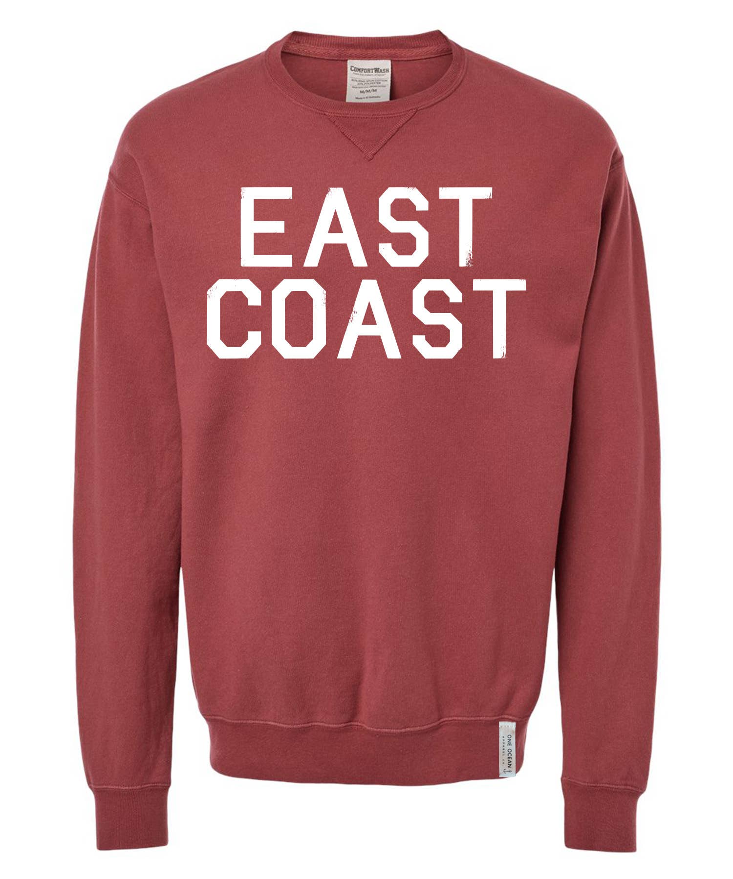 One Ocean Apparel Co.. - Wholesale Graphic Sweatshirt - Unisex - EAST COAST Crewneck - CUSTOM COLORS0