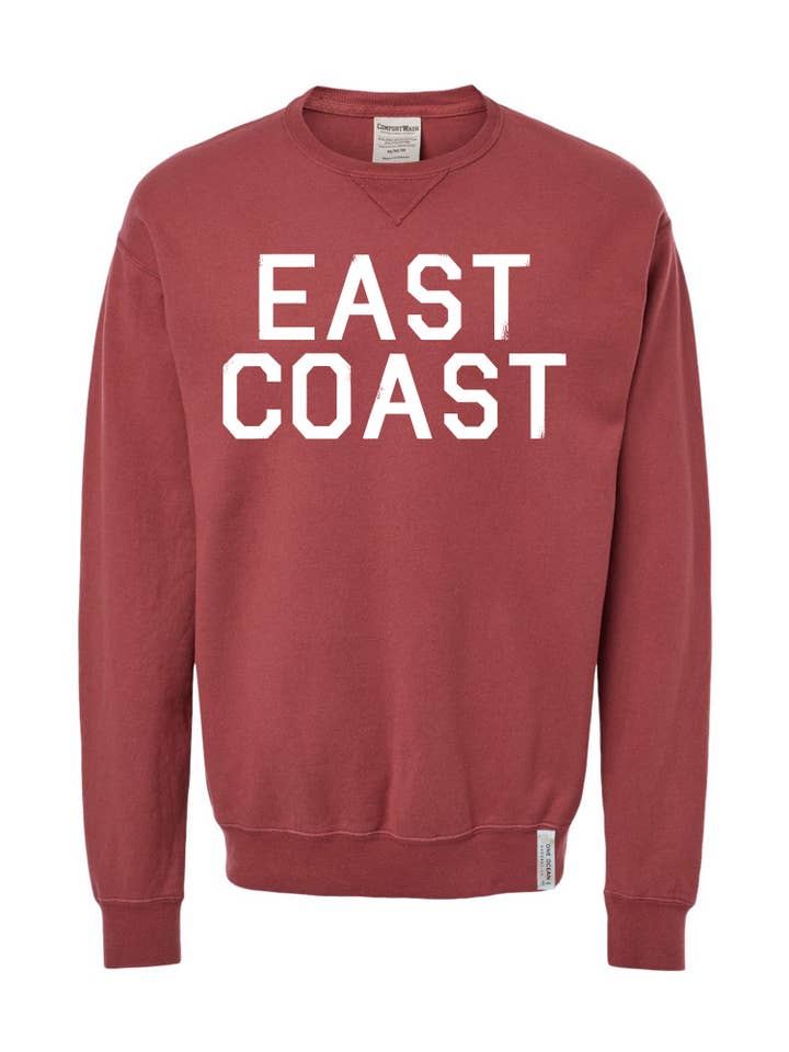 One Ocean Apparel Co.. - Wholesale Graphic Sweatshirt - Unisex - EAST COAST Crewneck - CUSTOM COLORS