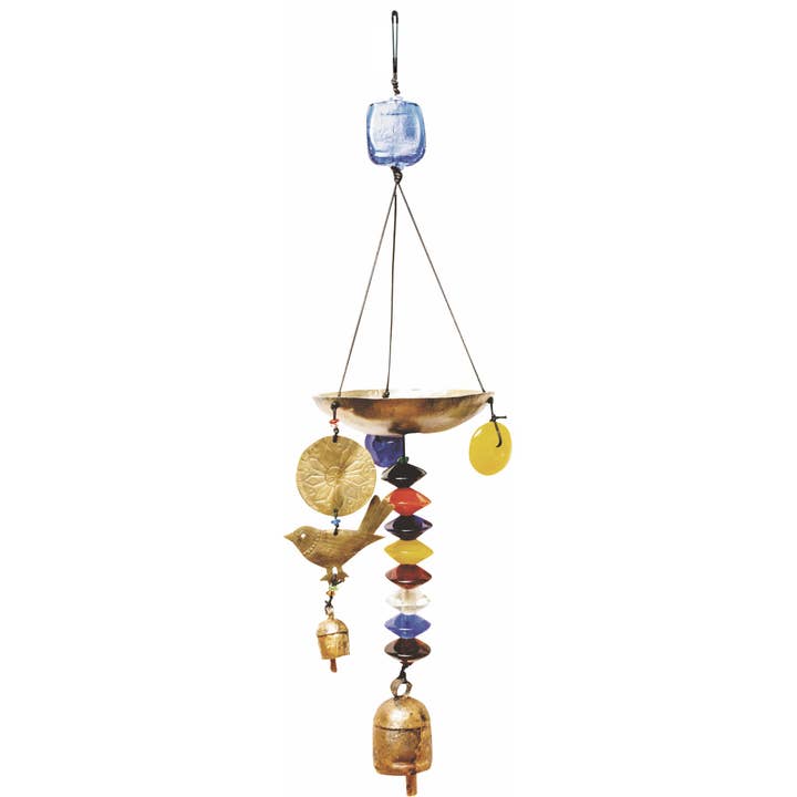 The Lone Bird-Feeder/Beads & Bell for wholesale by Moksha Imports